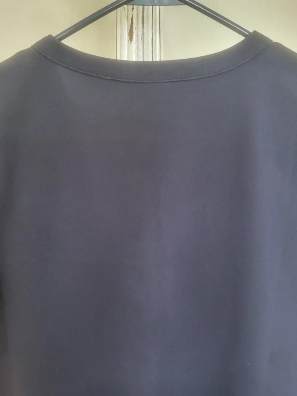 Women's J Crew Size Small Lace-Up Short Sleeve Solid Knit T-Shirt Dress Navy New
